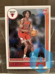 2021-22 NBA Hoops Winter Variation Rookie RC #240 Ayo Dosunmu Bulls